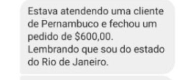 Depoimento aluna